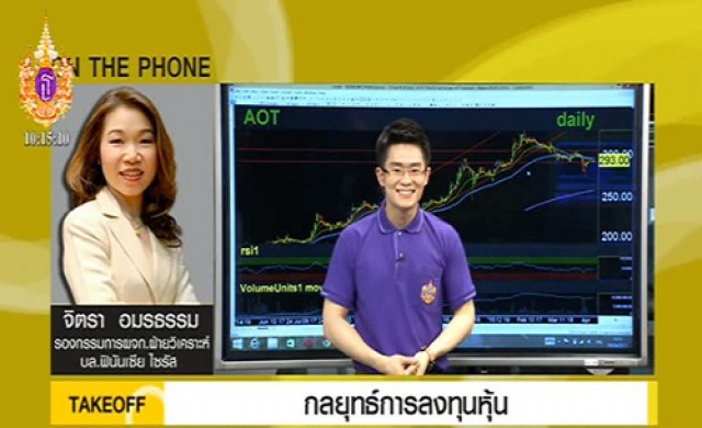 Take Off  ตลาดหุ้นไทย  9-4-58