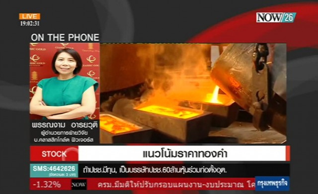 แนวโน้มราคาทอง 