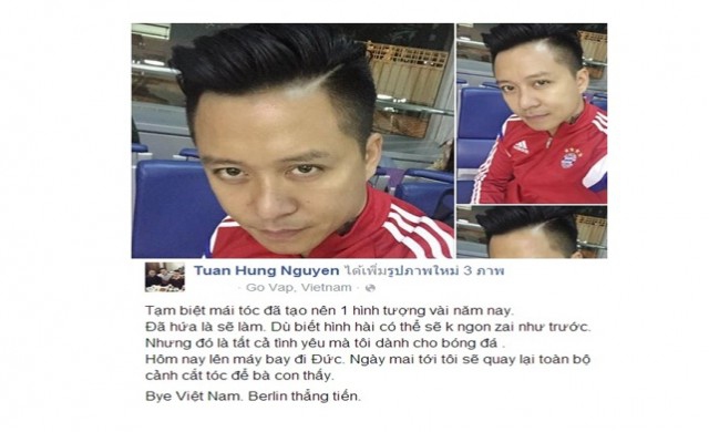 'นักร้องเวียดนาม'พร้อมโกนผมหลังบอลแพ้ไทย