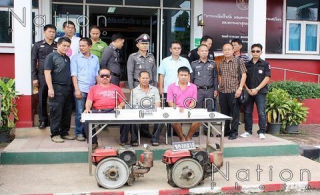 รวบยกแก๊งลักหัวรถไถนา อ้างซื้อมาโดยสุจริต