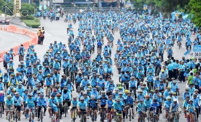 'Bike for Mom'บันทึก'กินเนสส์ บุ๊ก'คนร่วมปั่นมากสุดในโลก