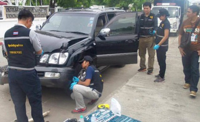 ตำรวจรอผลชันสูตรศพ'ชูวงษ์'-รถยนต์คันเกิดเหตุ