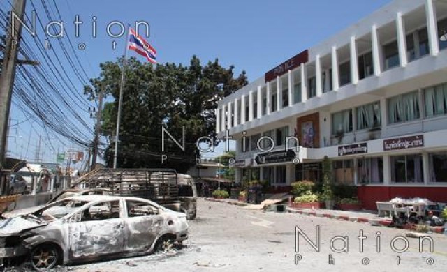 ตร.ถลาง เคลียร์พื้นที่ทำความสะอาดโรงพัก หวังเปิดให้บริการ 