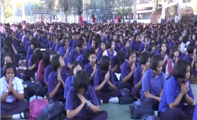 ครู-นร.'บุรีรัมย์พิทยา'3พันคน ภาวนาให้'ปอ'ศิษย์เก่าหายป่วย