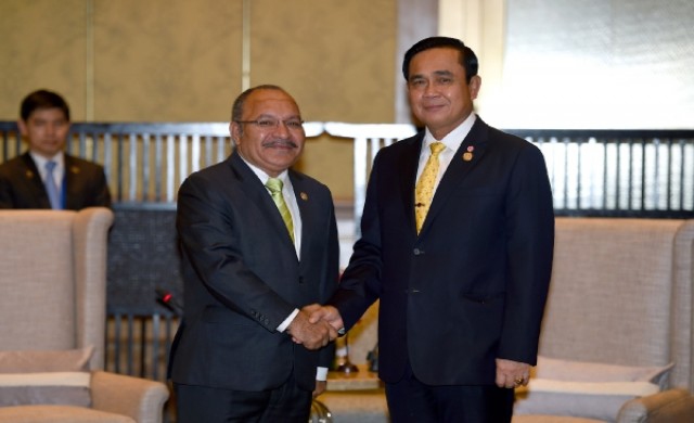 'ประยุทธ์' หารือนายกฯปาปัวนิวกินี ขอบคุณสั่งซื้อข้าวไทย