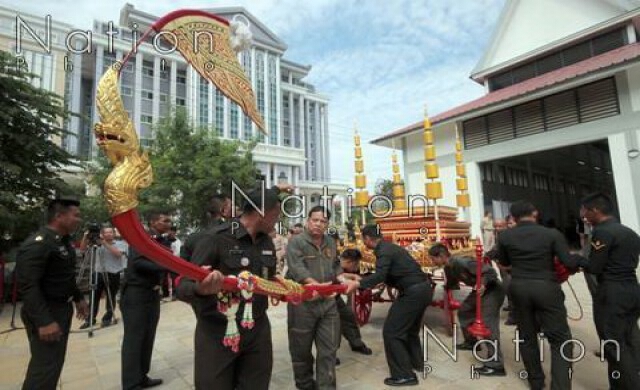 ซักซ้อมริ้วขบวนพระศพ 'สมเด็จพระสังฆราช'