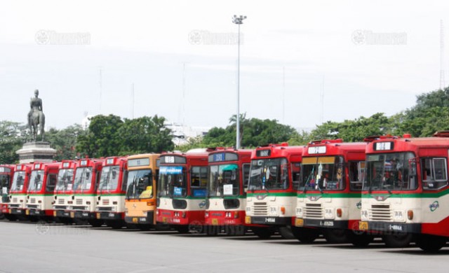 ขสมก.ปรับเส้นทางรถเมล์ 63 สายผ่านเส้นทางปั่นเพื่อพ่อ 