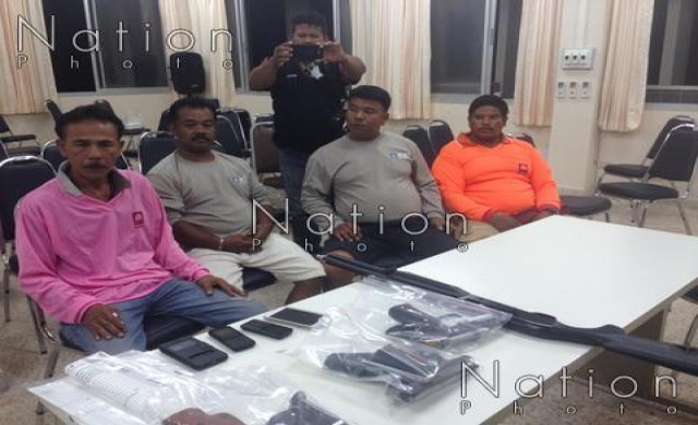 4ผู้ต้องหายิง3ศพ ขัดแย้งสวนปาล์ม เข้ามอบตัวอ้างป้องกันตัว