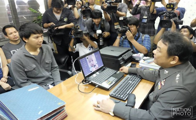 คู่กรณี 'ดีเจเก่ง' เข้าพบ.ตำรวจ สน.ดินแดง