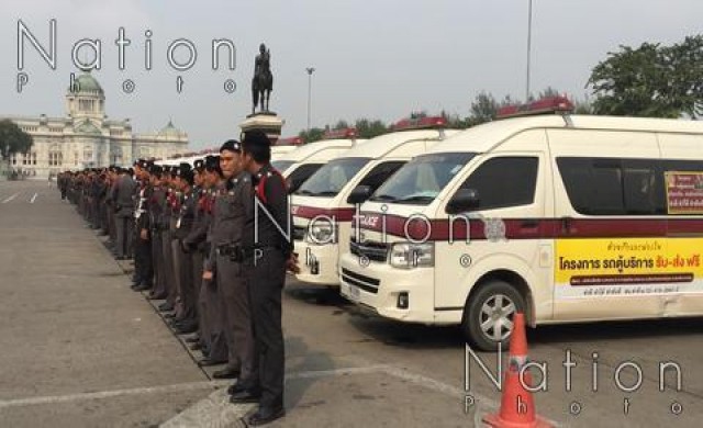 'ศานิตย์'ตรวจความพร้อมรถตู้สายตรวจป้องอาชญากรรม