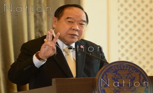 'ประวิตร'ฮึ่ม! ใครพูดให้ขัดแย้งร้อยครั้งก็เชิญตัวร้อยครั้ง