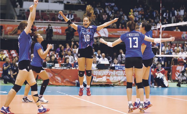 ลูกยางสาวหมดลุ้นตั๋วอลป. คว่ำโสม3-2เซตแต้มไม่พอ