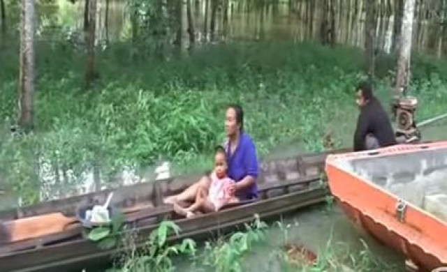 น้ำท่วมสุราษฎร์ฯยังรุนแรง กระทบชาวบ้าน60ครัวเรือน