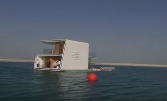 อวดโฉมบ้านหลังแรกจาก131หลัง โครงการบ้านลอยน้ำดูไบ 