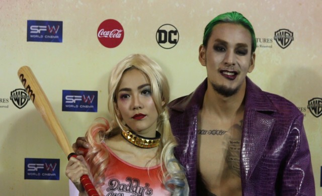 'กิ๊บซี่-แทค' ร่วมงานเปิดตัวหนังรวมวายร้าย Suicide Squad