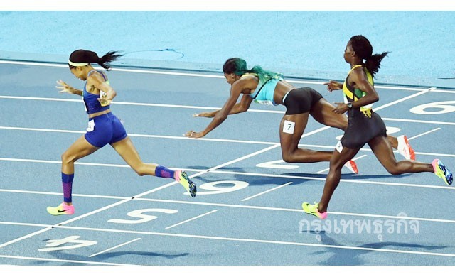 ‘มิลเลอร์’ ทิ้งตัวเข้าเส้น400เมตร ซิวทองหวุดหวิด