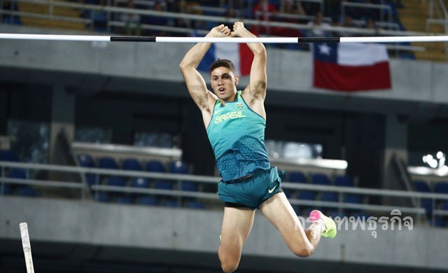 หนุ่มบราซิลคว้าทองค้ำถ่อ