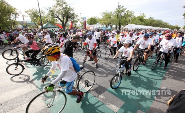 ปลุกพลังคนกรุงรณรงค์ Car Free Day แห่ร่วมงานกว่า2หมื่นคน