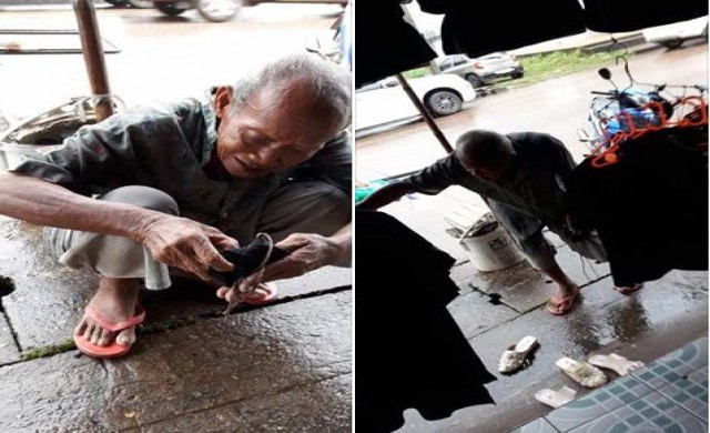 สุดซึ้ง! 'คุณตา'เทเงินหมดกระเป๋าซื้อเสื้อดำ ใส่ถวายอาลัย