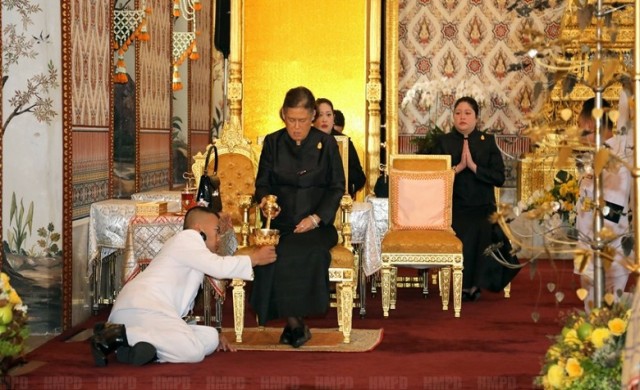พระบรมวงศานุวงศ์ ทรงบำเพ็ญพระราชกุศล สวดพระอภิธรรมพระบรมศพ