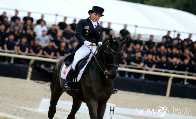 'พระองค์เจ้าสิริวัณณวรีฯ' ทรงม้าแสดงเปิดแข่งปริ๊นเซสคัพ