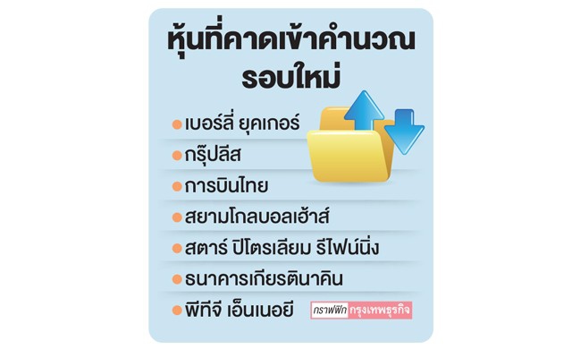 ดักซื้อ '7หุ้น' จ่อเข้าเซท50 ปีหน้า