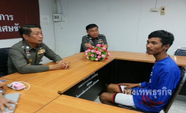 รวบแล้วมือมีด แทงทหารดับคาลานวัดนางในธัมมิการาม