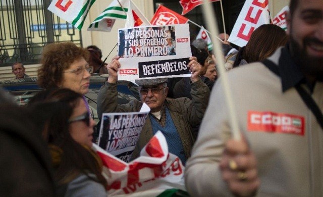 แม่บ้านโรงแรมสเปนประท้วงค่าแรงต่ำ