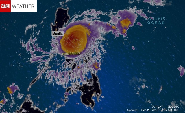 ไต้ฝุ่นนกเต็นทำฝนตกหนัก-ลมกระโชกแรงในฟิลิปปินส์