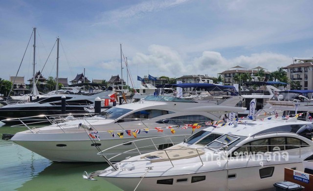 เรือยอช์ท40ยี่ห้อดัง ร่วม'ภูเก็ตโบ๊ทโชว์ 2017'