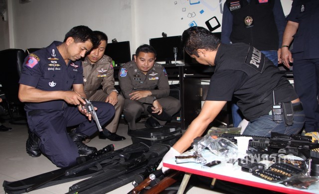 191บุกค้นร้านเกมย่านคู้บอน ยึดปืน-เครื่องกระสุนเพียบ