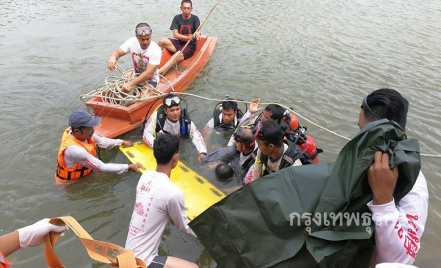 หนุ่มใหญ่ลงอาบน้ำในบ่อ เป็นตะคริวจมดับ