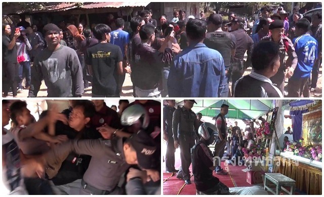 รุมประชาทัณฑ์ผัวคลั่งยาบ้าสว่านเจาะหัวเมียดับ