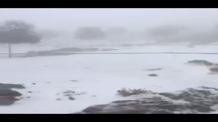 ยูเออีประกาศเตือนภัยหิมะตกหนาถึง10ซม.