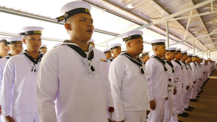 ญาติเยี่ยมทหารใหม่ สุดปลื้มลูกอาสารับใช้ชาติทัพเรือ