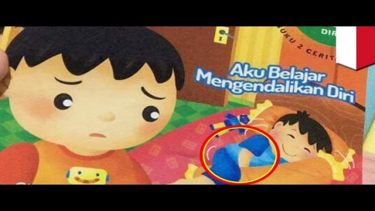 อินโดฯป่วนเจอหนังสือเด็กมีภาพช่วยตัวเอง