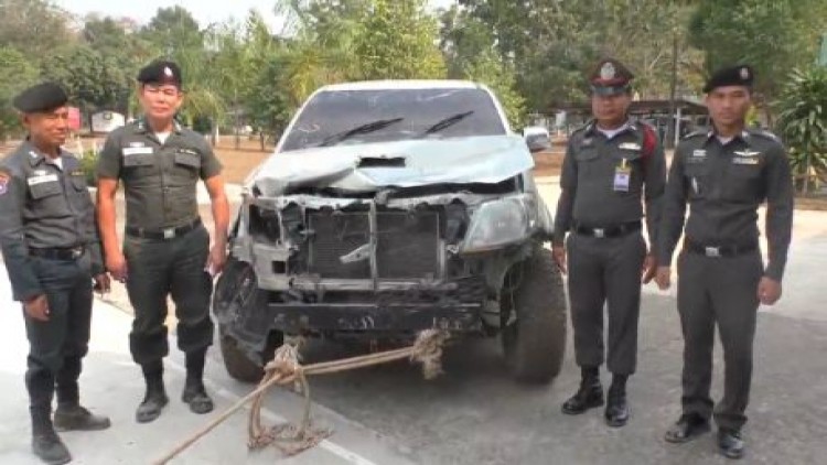 ตชด.237 สกัดแก๊งลักรถ เตรียมส่งขายเพื่อนบ้าน