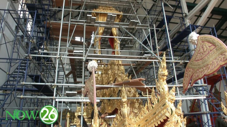 กรมศิลป์ฯ นำสื่อตรวจความคืบหน้าพระเมรุฯ