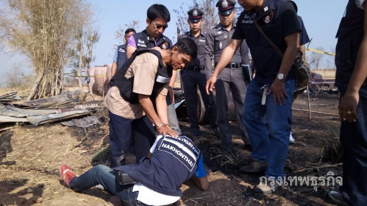 เบื่อเมียขี้บ่นผัวบีบคอดับก่อนเผาร่างไหม้เกรียม