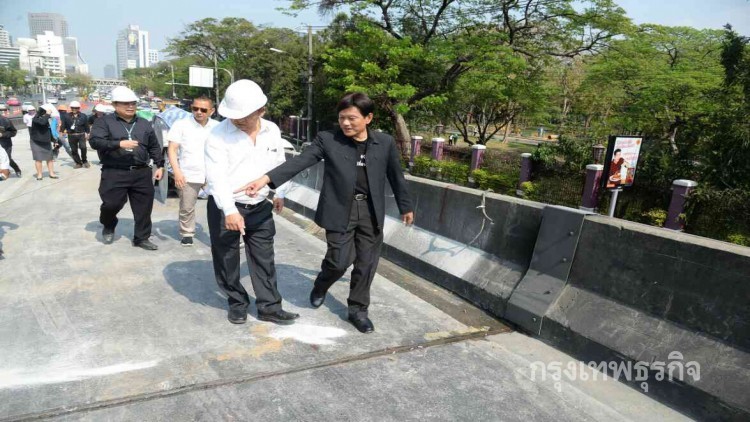 กทม.เร่งซ่อมสะพานไทย-เบลเยี่ยม เล็งเสร็จเร็วขึ้น3วัน