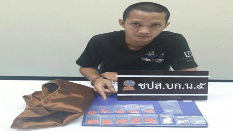 รวบพระลูกวัดดังแถวอ่อนนุช ผันตัวเป็นเอเย่นค้ายาบ้า-ไอซ์