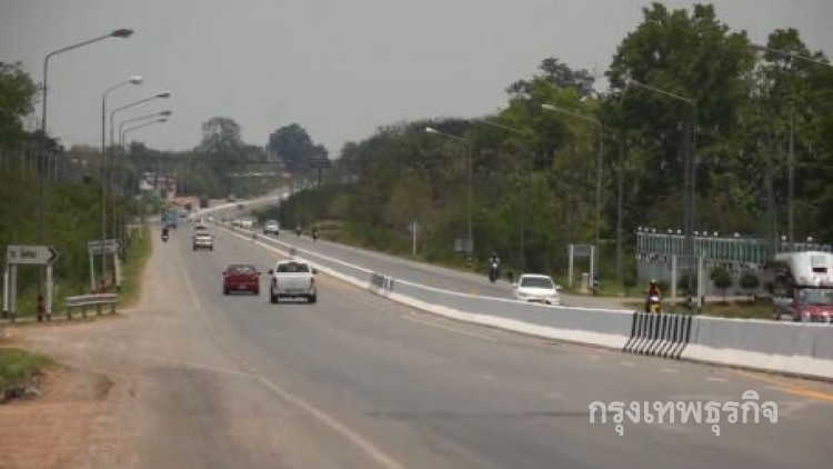 เตือนทางเบี่ยงกลับรถอันตรายทางหลวงสายอุดร-หนองบัวลำภู
