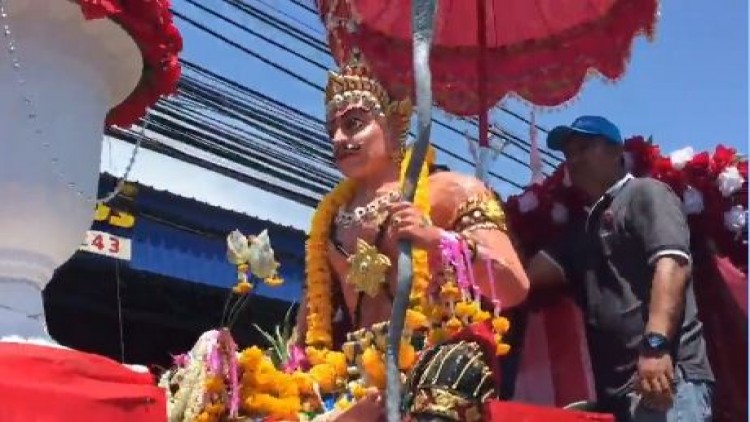 แห่พญายม ประเพณีที่สืบทอดมายาวนาน วันไหลสงกรานต์ชาวบางพระ