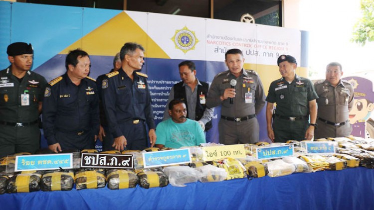 ปปส.ภาค9จับยาไอซ์กลุ่มว้า100 กก. มูลค่ากว่า 200 ล้าน