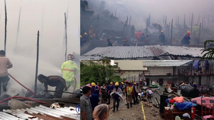 ไฟไหม้แคมป์ที่พักคนงาน 'ซิโน-ไทย' ตร.เร่งตรวจสอบ