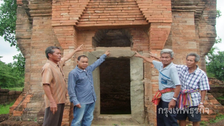 ชาวบ้านเฮ! รัฐเร่งทวงคืน'ทับหลังปราสาทหนองหงส์'