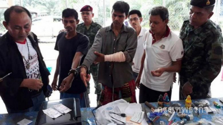 จับหนุ่มพม่า เชื้อชาติอินเดีย ผลิตแบ๊งค์ปลอมที่ระนอง