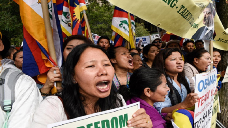 นักศึกษาทิเบตในอินเดียเผาตัวประท้วง