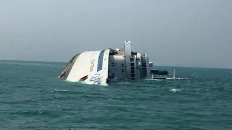  เตรียมกู้ซากเรือ 'โอเชียน ดรีม' ที่จมอยู่นานกว่า 1 ปี