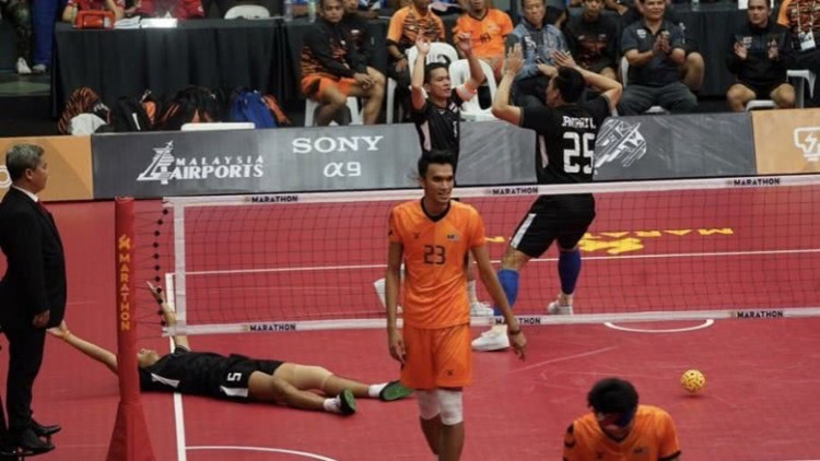 "ตะกร้อไทย"อัด"มาเล"ซิวทองศึกซีเกมส์